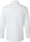 Am image of a Custom AllPro Mens Pro Lock Performance Quarter Zip Pullover in White!