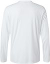 An image of a Custom AllPro Unisex Pro Lock Performance Long Sleeve TShirt in White!