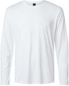 An image of a Custom AllPro Unisex Pro Lock Performance Long Sleeve TShirt in White!