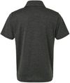 An image of a Custom All Pro Mens Pro Lock Performance Melange Polo in Black Melange!