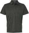 An image of a Custom All Pro Mens Pro Lock Performance Melange Polo in Black Melange!