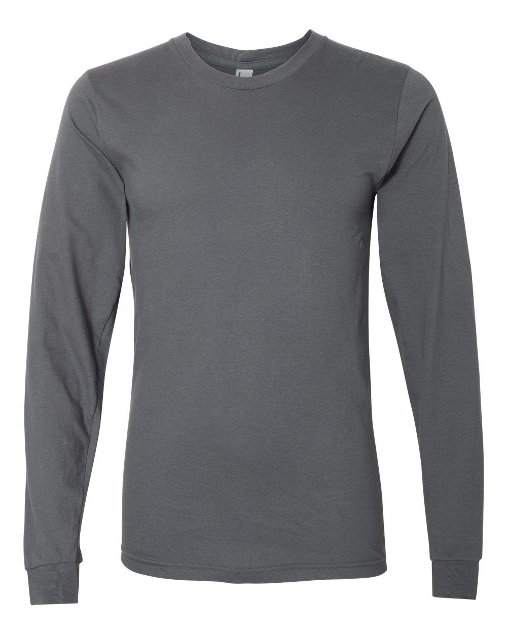 American Apparel Fine Jersey Long Sleeve Tee in Asphalt