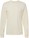 An image of a Custom American Apparel Fine Jersey Long Sleeve Tee in Cream!