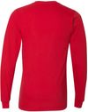 Am image of a Custom American Apparel Fine Jersey Long Sleeve Tee in Red!
