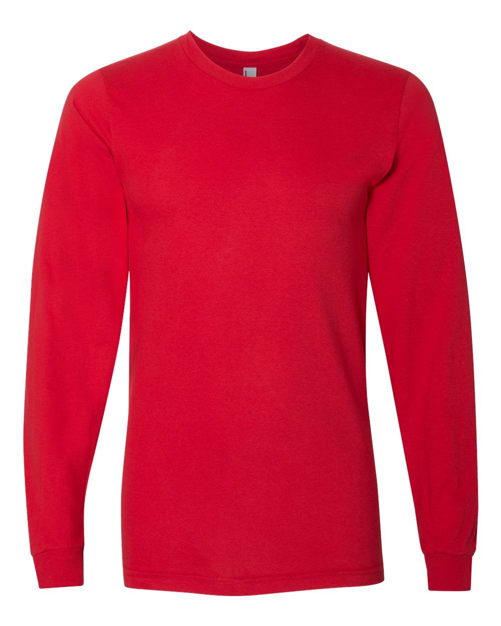 American Apparel Fine Jersey Long Sleeve Tee in Red