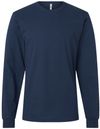 An image of a Custom American Apparel Fine Jersey Long Sleeve Tee in Sea Blue!