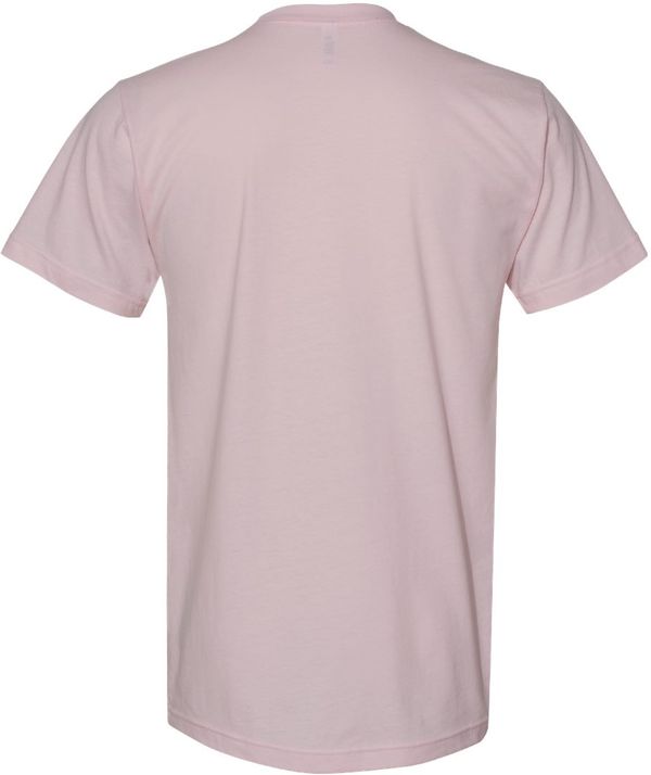 An image of a Custom American Apparel Fine Jersey Short Sleeve Tee in Blush!