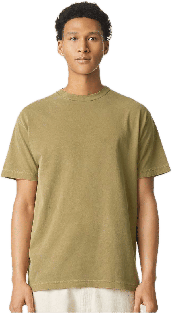An image of a Custom American Apparel Garment Dyed Unisex Heavyweight Cotton Tee!