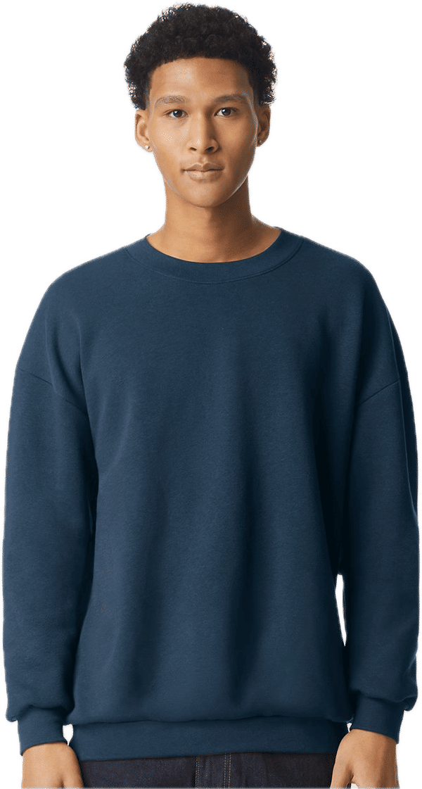 An image of a Custom American Apparel ReFlex Fleece Crewneck Sweatshirt!