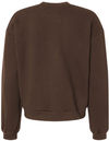 An image of a Custom American Apparel ReFlex Womens Fleece Crewneck Sweatshirt in Brown!