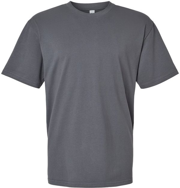 Am image of a Custom American Apparel Sueded Cloud Jersey Tee in Sueded Asphalt!