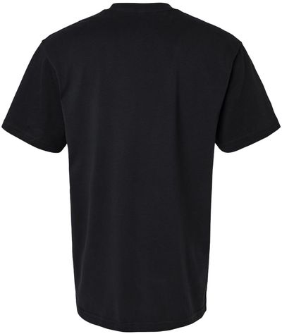 Am image of a Custom American Apparel Sueded Cloud Jersey Tee in Sueded Black!