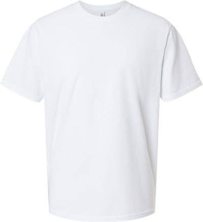 Am image of a Custom American Apparel Sueded Cloud Jersey Tee in Sueded White!