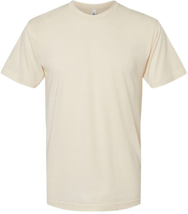 Am image of a Custom American Apparel Triblend Track Tee in Tri-Cream!