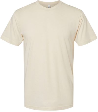 Am image of a Custom American Apparel Triblend Track Tee in Tri-Cream!