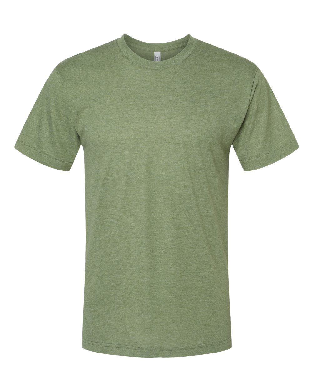 American Apparel Triblend Track Tee in Tri-Olive