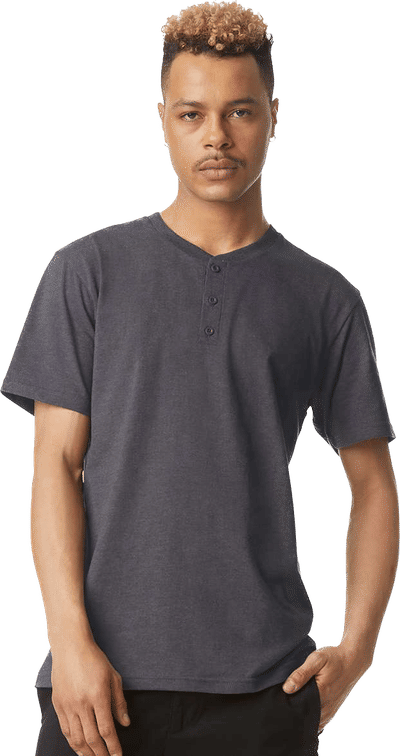 An image of a Custom American Apparel Unisex CVC Henley Tee!