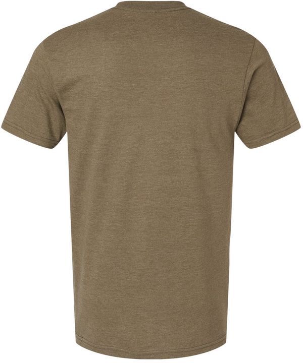 Am image of a Custom American Apparel Unisex CVC Tee in Heather Army!