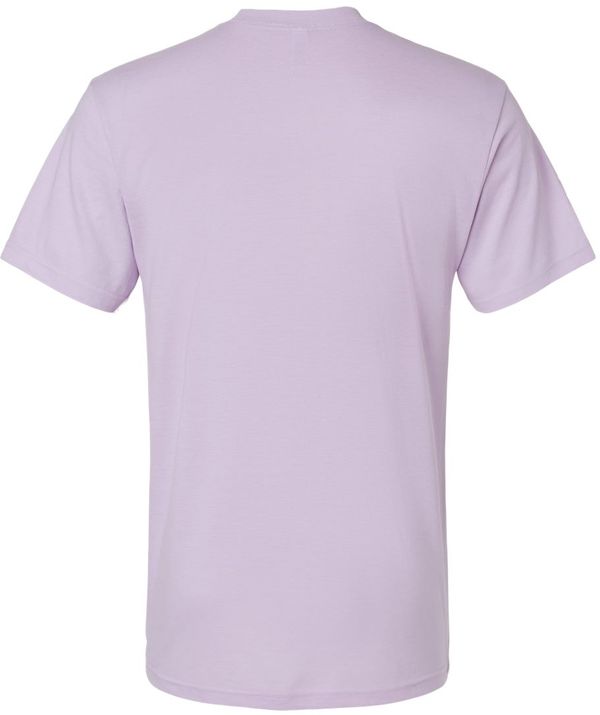 Am image of a Custom American Apparel Unisex CVC Tee in Heather Lilac!