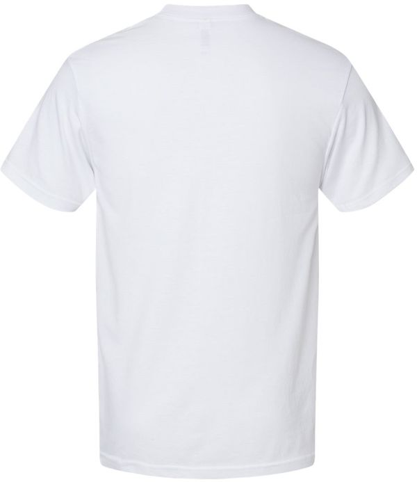 Am image of a Custom American Apparel Unisex CVC Tee in White!