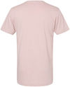 An image of a Custom American Apparel Unisex CVC V Neck Tee in Heather Blush!