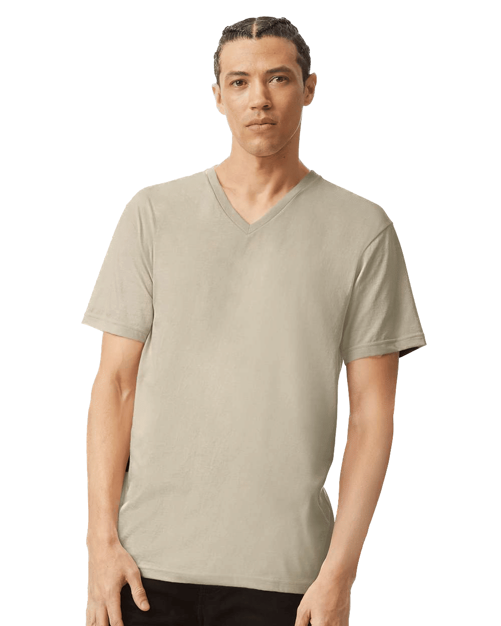 American Apparel Unisex CVC V Neck Tee