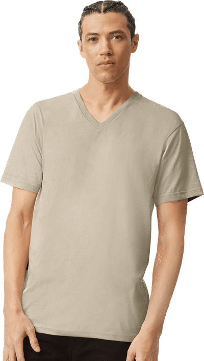 An image of a Custom American Apparel Unisex CVC V Neck Tee!