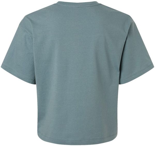 Am image of a Custom American Apparel Womens Fine Jersey Boxy Tee in Arctic!