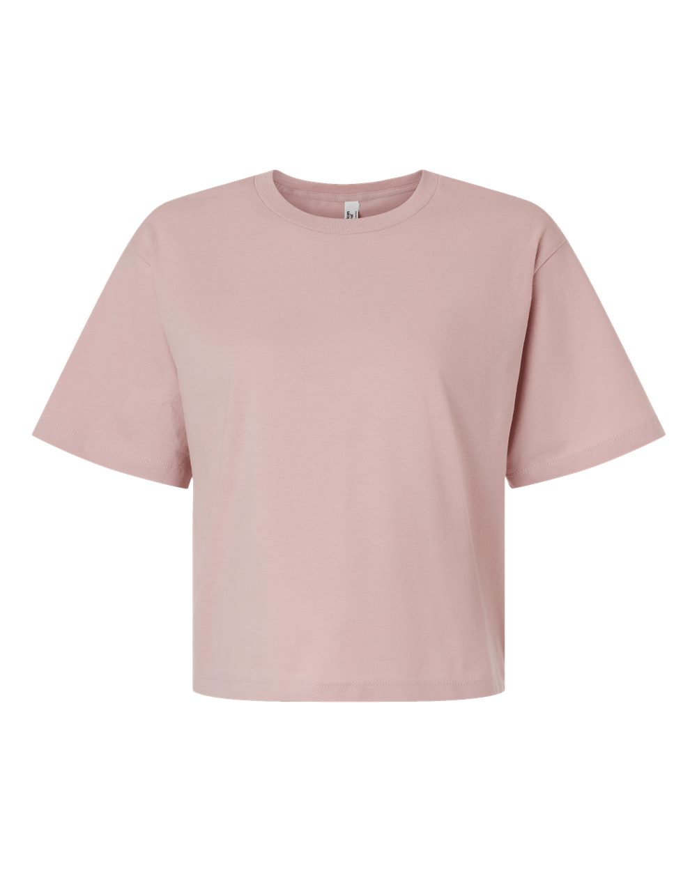 American Apparel Womens Fine Jersey Boxy Tee in Blush