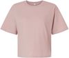 Am image of a Custom American Apparel Womens Fine Jersey Boxy Tee in Blush!