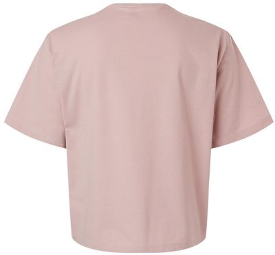 Am image of a Custom American Apparel Womens Fine Jersey Boxy Tee in Blush!