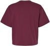 Am image of a Custom American Apparel Womens Fine Jersey Boxy Tee in Burgundy!