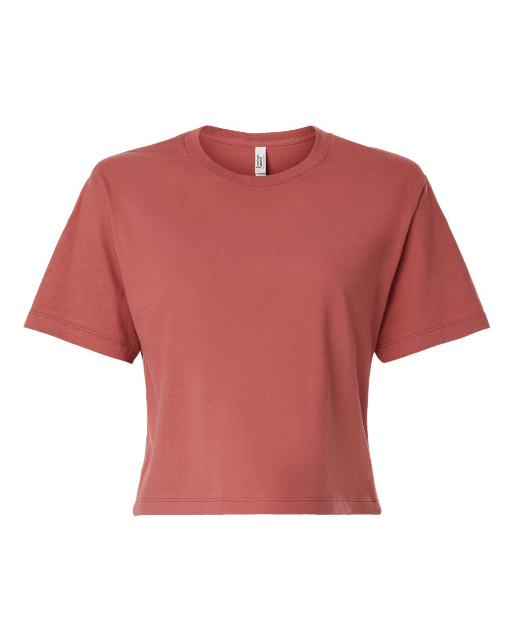 American Apparel Womens Fine Jersey Boxy Tee in Canyon