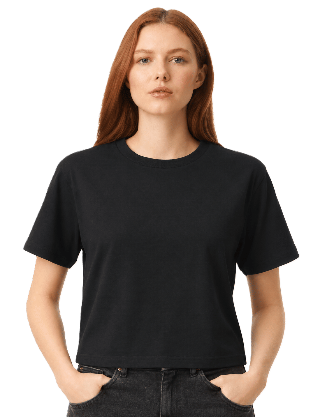 American Apparel Womens Fine Jersey Boxy Tee