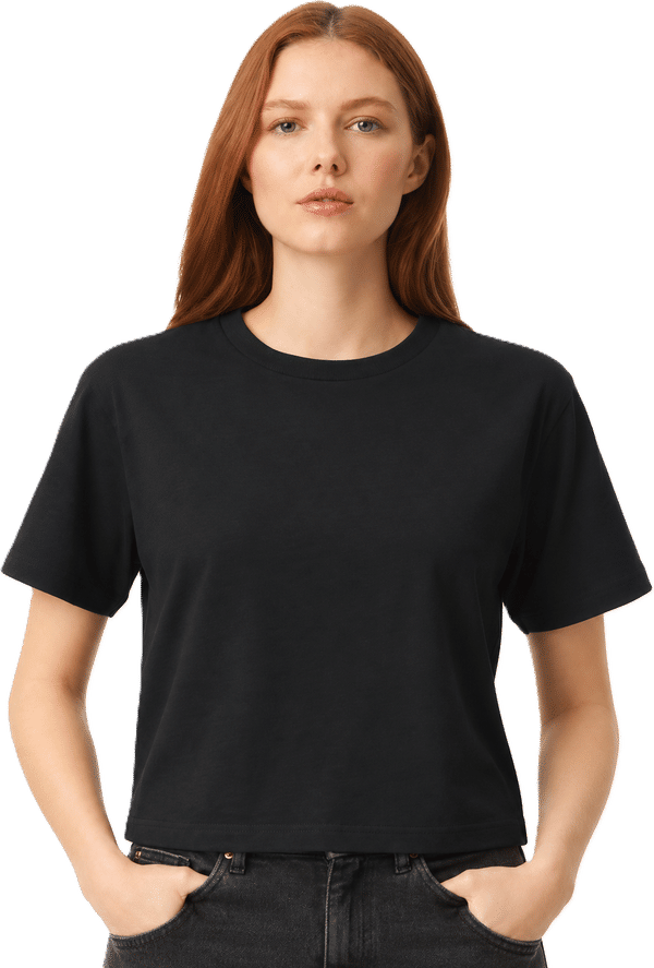 An image of a Custom American Apparel Womens Fine Jersey Boxy Tee!