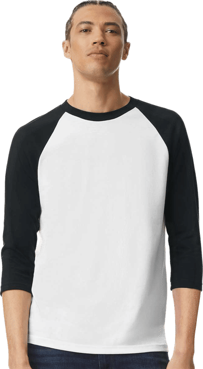 An image of a Custom American Apparel  Unisex CVC Three Quarter Sleeve Tee!