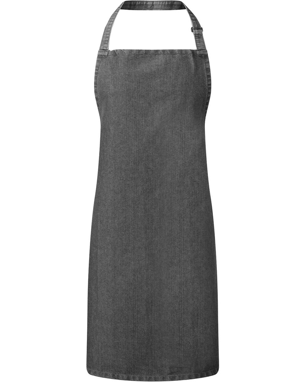 Artisan Collection by Reprime Unisex Colours Sustainable Bib Apron in Black Denim