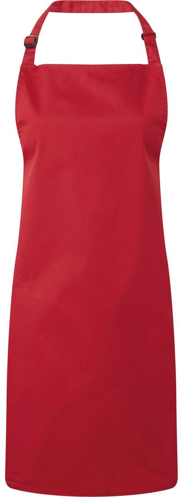 An image of a Custom Artisan Collection by Reprime Unisex Colours Sustainable Bib Apron in Red!