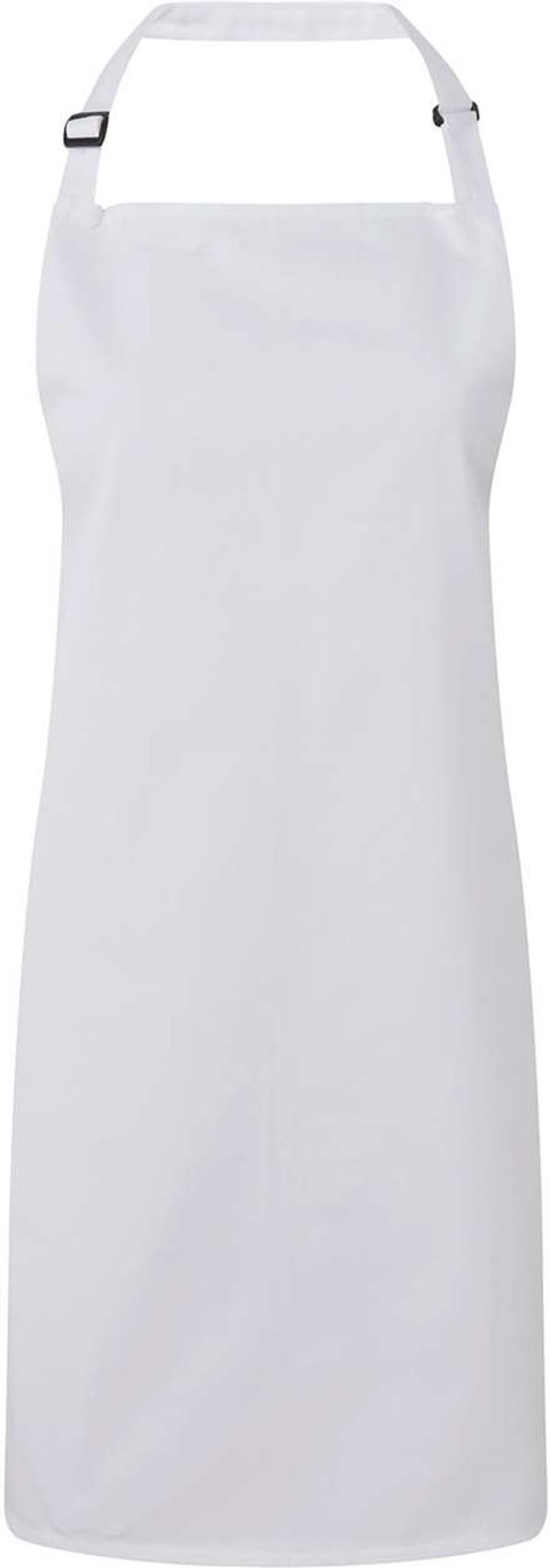 An image of a Custom Artisan Collection by Reprime Unisex Colours Sustainable Bib Apron in White!