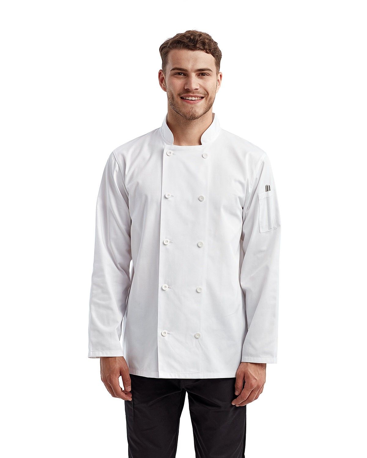 Artisan Collection by Reprime Unisex Long Sleeve Sustainable Chef's Jacket