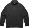 Am image of a Custom AS Colours Relax Faded Half Zip in Faded Black!