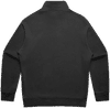 Am image of a Custom AS Colours Relax Faded Half Zip in Faded Black!