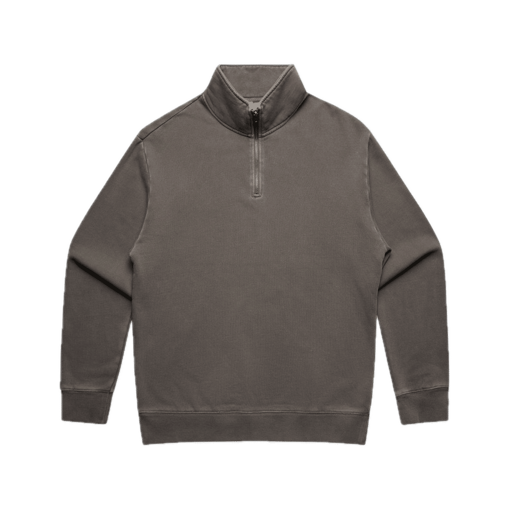 AS Colours Relax Faded Half Zip in Faded Grey