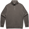 Am image of a Custom AS Colours Relax Faded Half Zip in Faded Grey!