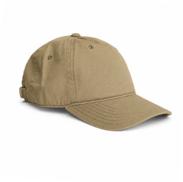 An image of a Custom AS Colour Access Five Panel Cap in Sand!