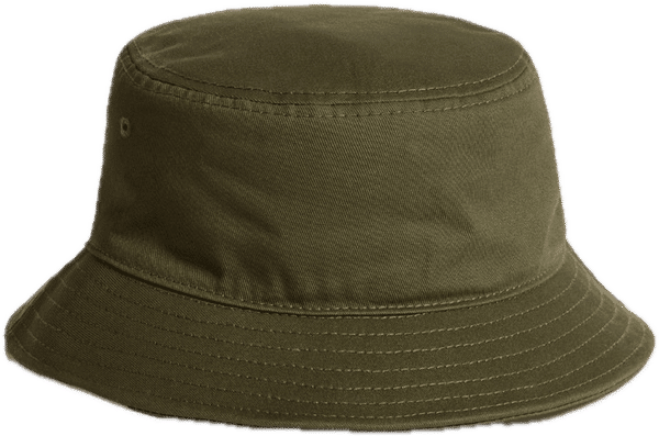 An image of a Custom AS Colour Bucket Hat in Army!