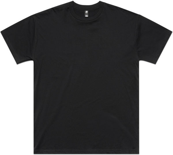 Am image of a Custom AS Colour Classic Oversized Tee in Black!