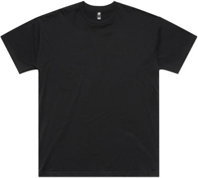 Am image of a Custom AS Colour Classic Oversized Tee in Black!