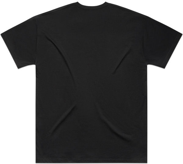 Am image of a Custom AS Colour Classic Oversized Tee in Black!