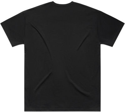 Am image of a Custom AS Colour Classic Oversized Tee in Black!